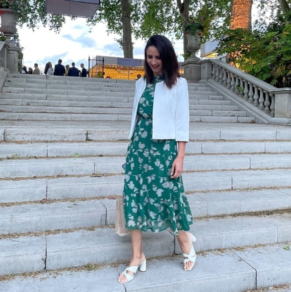 SOLD NWT Lulus Floral Print Midi Dress - Picture 6 of 6